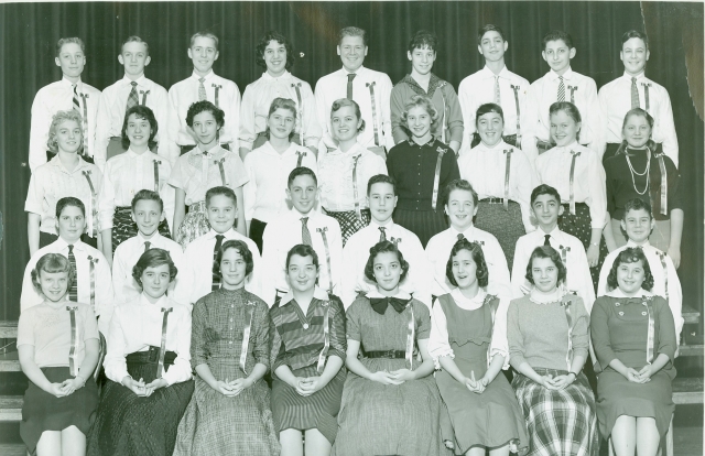 Horace Mann January 1958 Graduation Photo - submitted by Sherry Stein Widman