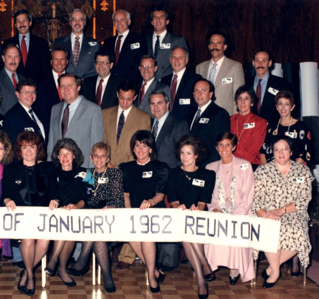 Class of January 62 - 27-1/2 year reunion right side 
KKB